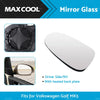 VW Golf MK5 Heated Driver Side Right Mirror Glass (2004-2008)