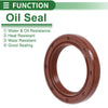 Make Model Oil Seal 25x35x5mm 5 Pcs Seal Ring Rotary Shaft Seal FKM Rubber