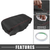 Dodge Charger (2008-2010) Black Red Stitching Center Console Armrest Cover