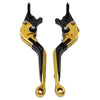 Honda CBR600RR CBR954RR Gold Extendable Brake Clutch Levers (2002-2006)
