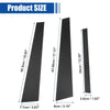BMW 5 Series E60 Gloss Carbon Pattern Door Window Pillar Post Cover Trim