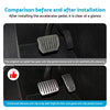 Tesla Model Y & Model 3 Aluminum Foot Pedal Covers (2020-2023)