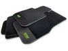 BMW 3 Series F30 F31 Carbon Fiber Leather Floor Mats (2012-2019)