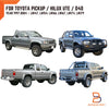 Toyota Hilux Ute D4D SR5 Smoke Tail Light Lenses (1997-2004)