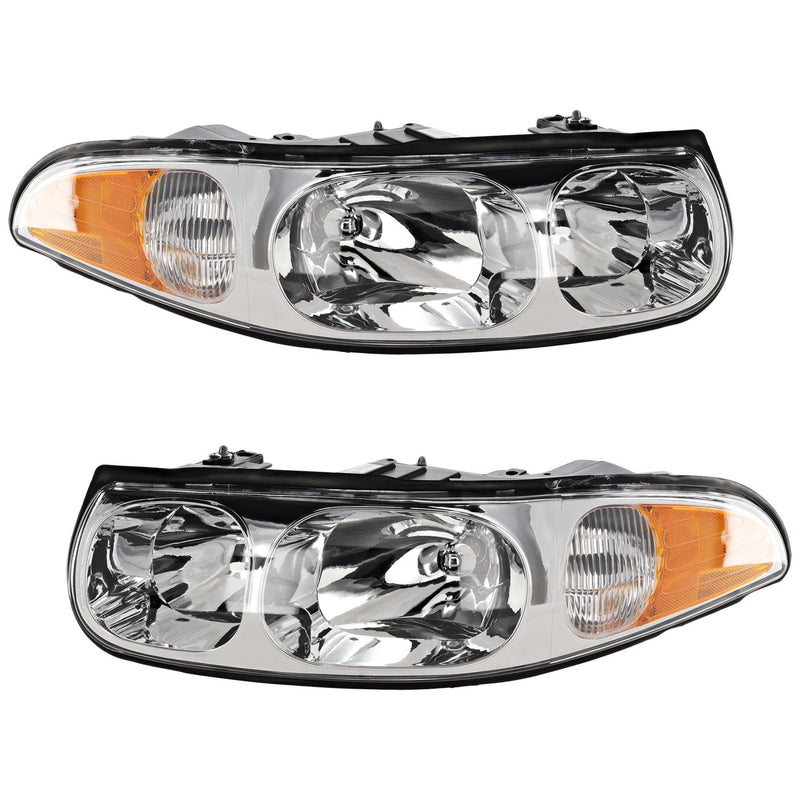 Halogen Headlight For 2000 and 2005 Buick LeSabre LH RH