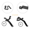 Honda Z50 Z50R Brackets & Plastics White Number Plate (1979–1987)