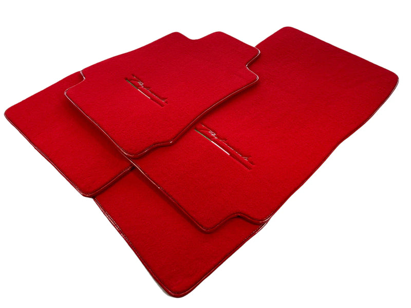 Alfa Romeo Stelvio (2017-2022) - 2 x Red Tailored Carpet Floor Mats