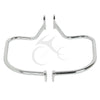 Harley Softail Heritage Black Chrome Rear Saddlebag Guard Bar (1997-1999)