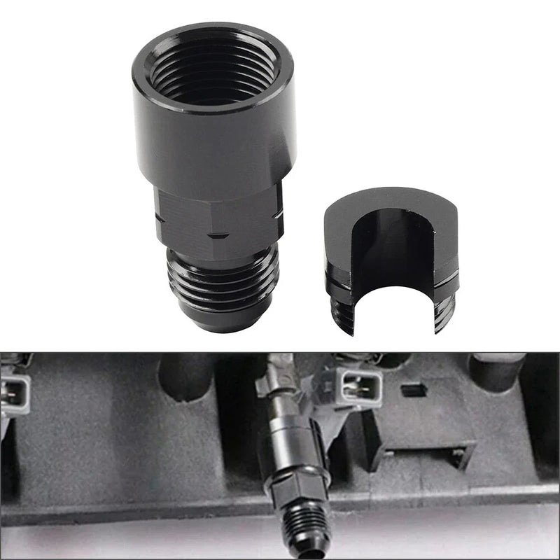 GM LS 6AN Male to 5/16" Quick Disconnect EFI Fuel Rail Adapter (2001-2023)