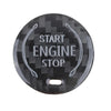 Corvette C8 Carbon Fiber Black Engine Start Stop Push Button Trim (2020-2022)