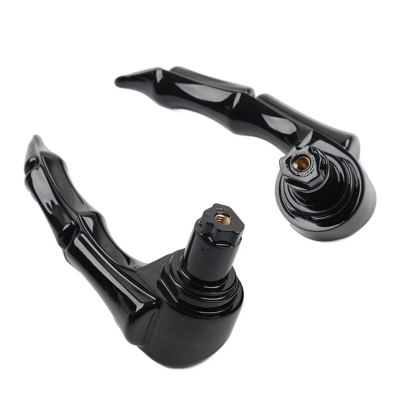 Harley Touring Bagger Black Saddlebag Skull Fingers Latch Handles (2014- )