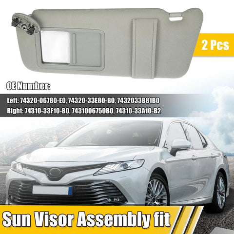 Toyota Camry Left / Right Sun Visor Assembly Kit / 2pcs