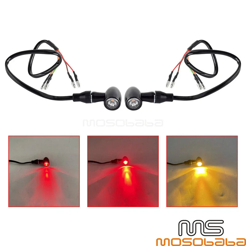 Harley Sportster LED Rear Turn Signal Light w/Bracket (2004-2023)