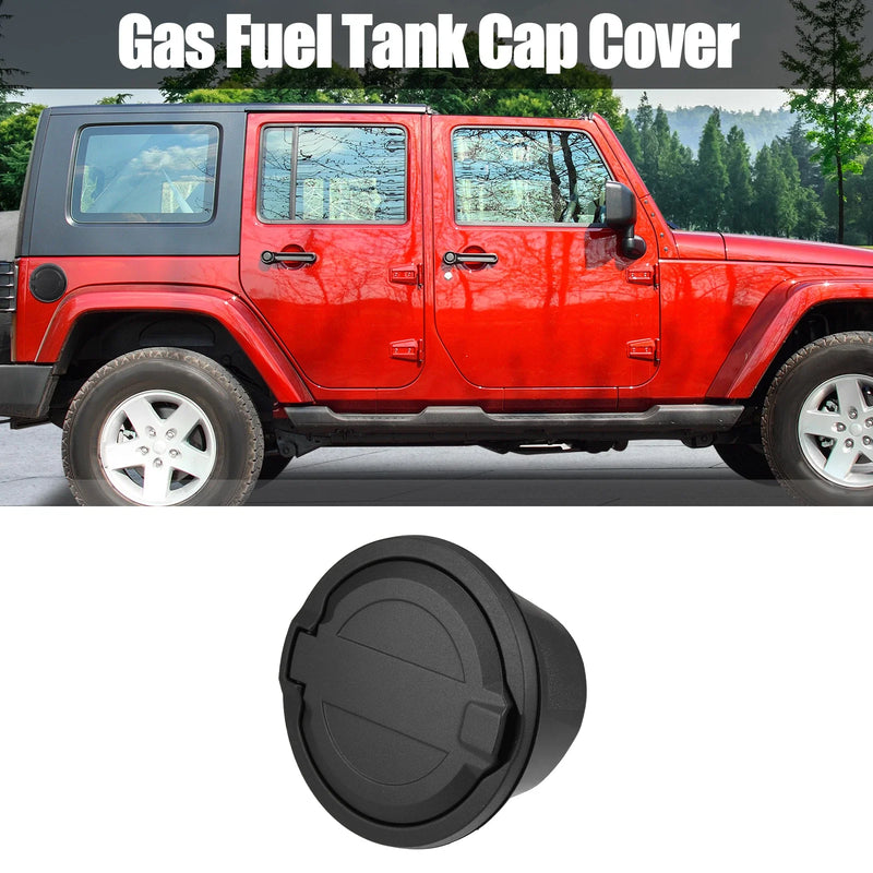 Jeep Wrangler (2018-2022) Black Gas Cap Fuel Filler Door Cover