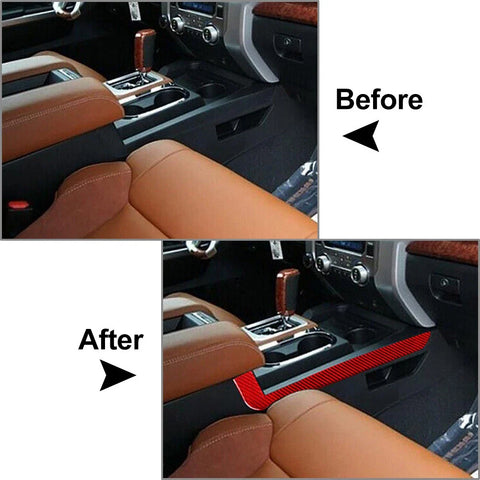 Toyota Tundra Carbon Fiber Black Gear Shift Side Cover (2014-2021)