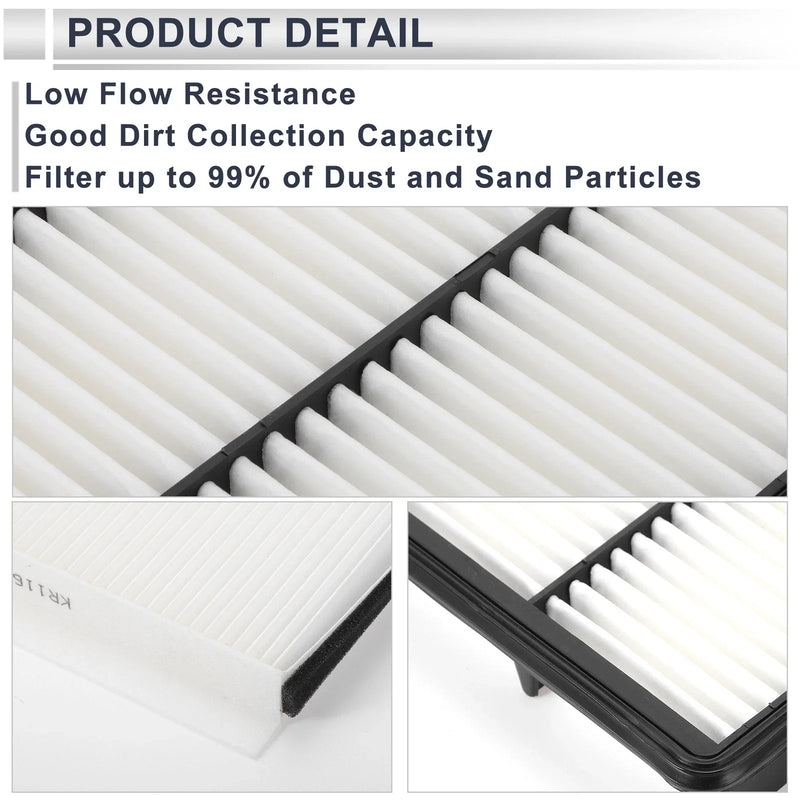 Mazda CX-5 2.0L 2.2L 2.5L Cabin Air Filter Combo (2013-2024)