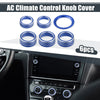 Honda Accord Sedan Sport (2018-2023) Blue 6 x AC Knob Covers