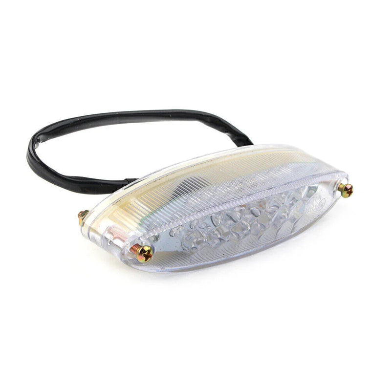 Motorcycle Quad ATV Universal Running Stop Brake License Plate Tail Lights