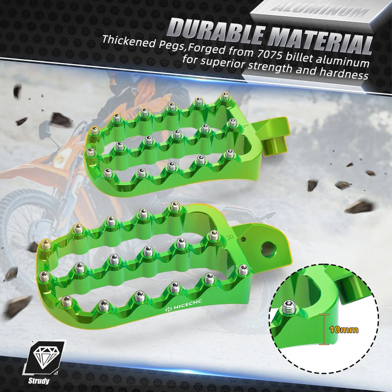 Kawasaki KLR650 Larger Footpegs (1987-2023)