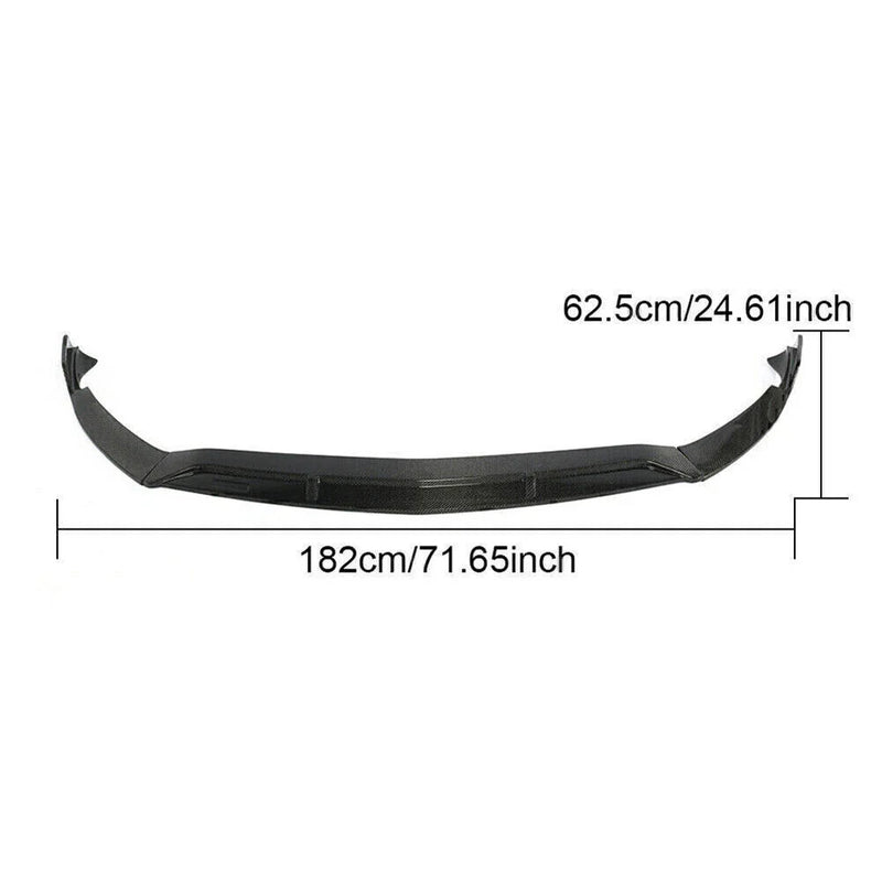 Benz A-Class A220 Carbon Fiber Front Bumper Lip Spoiler (2019)