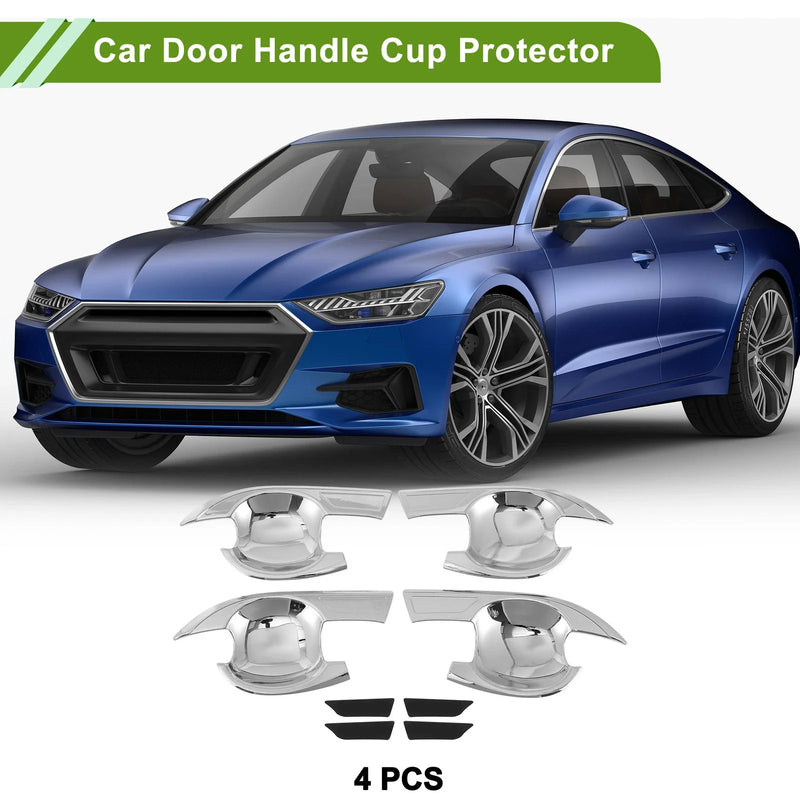 Nissan Sylphy (2020) 4 Pcs Chrome Silver Door Handle Cup Protectors