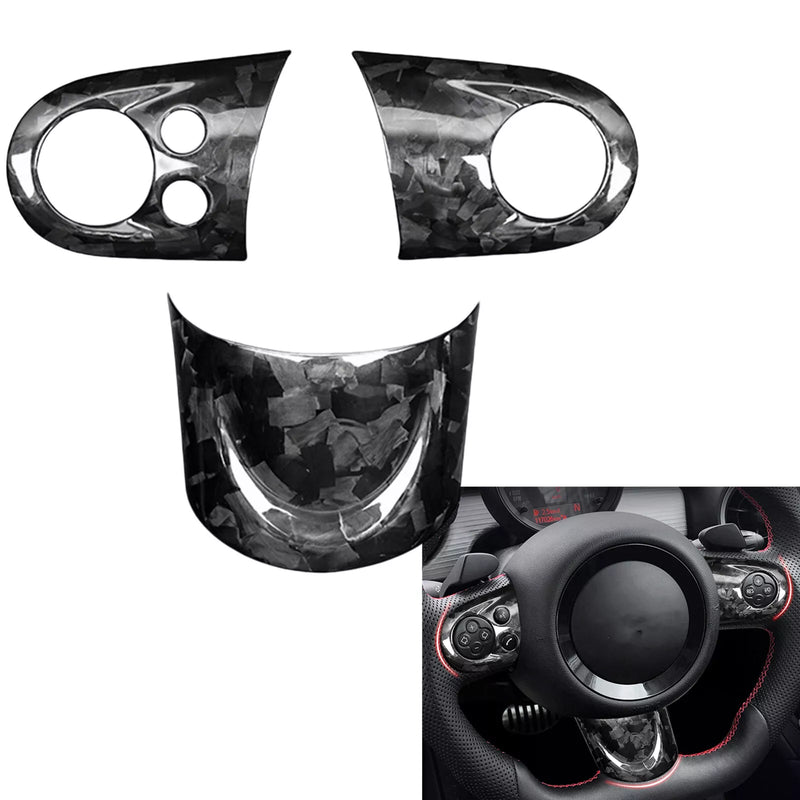 Mini Cooper R56 (2006-2013) Forged Carbon Fiber Steering Wheel Cover