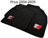 Toyota Prius (2004-2009) - Sport Emblem Tailored Black Floor Mats