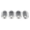 Harley Touring Electra Glide Road Glide Chrome Brushed Panel Switch Covers