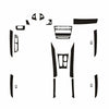 BMW X5 X6 Interior Stickers / Black Carbon Fiber (2008–2014)