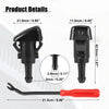 Dodge Avenger Front Windshield Washer Nozzle Kit, 300CM Hose
