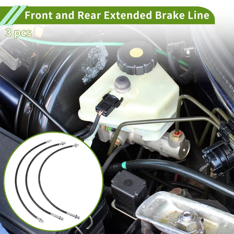 Toyota Hilux LN106 LN46 LN60 LN65 RN105 YN65 3pcs Extended Brake Line Hose