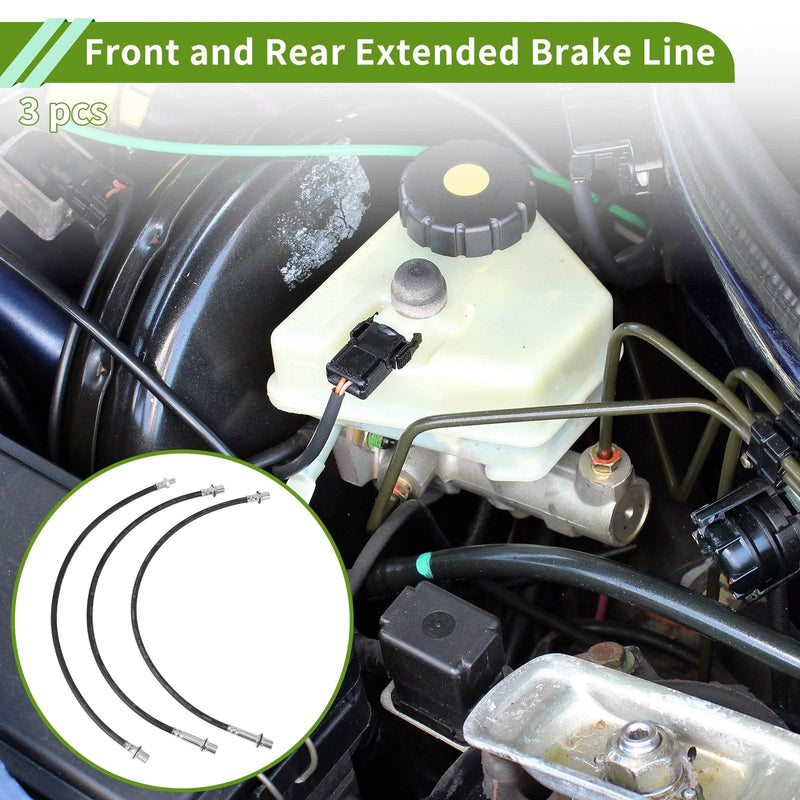 Toyota Hilux LN106 LN46 LN60 LN65 RN105 YN65 3pcs Extended Brake Line Hose