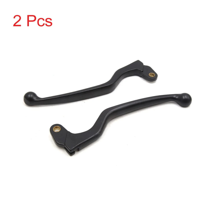 GN 2Pcs Black Aluminum Alloy Motorcycle Left Brake Clutch Handle Lever