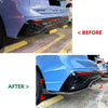 VW Tiguan MK3 Rear Bumper Diffuser Lip (2024-2025)