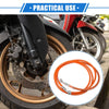 Motorcycle Orange Hydraulic Brake Hose Line 230cm 10mm