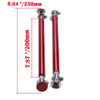 Car Adjustable Red Front Bumper Lip Splitter Strut Rods