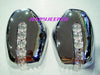 Mitsubishi L200 Triton Pajero Chrome LED Mirror Covers (2005-2015)