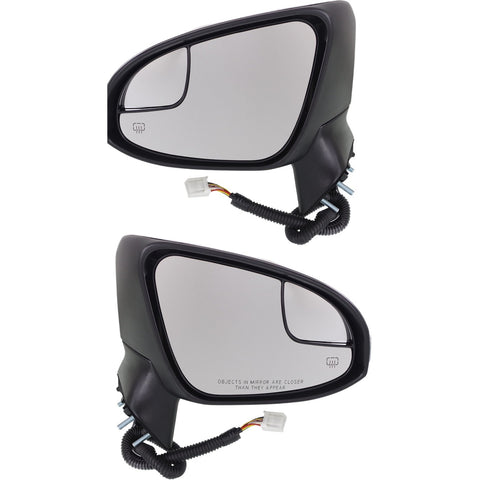 Mirrors For 2013-2014 Toyota Venza LH RH Power Heated