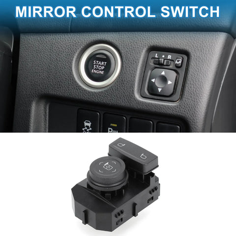 Chevrolet Silverado 1500 Suburban Tahoe Plastic Black Car Mirror Switch