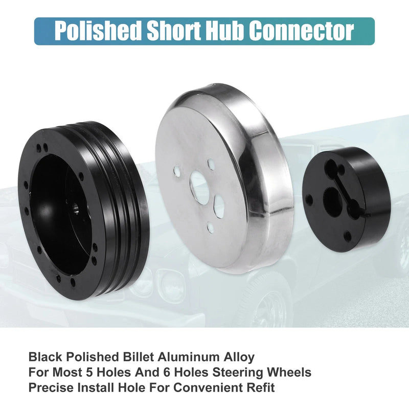 Chevy GM Billet Steering Wheel Short Hub Adapter Connector
