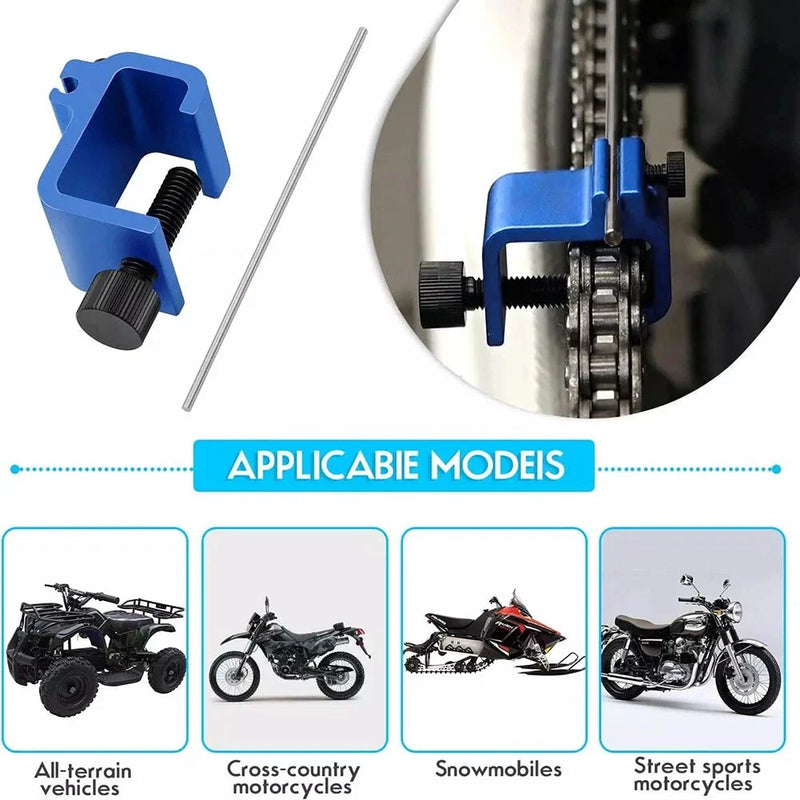 Bike Maintenance Effortless Motorcycle Chain Alignment Tool