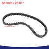 Motorcycle Black Folded Rubber Motorcycle Transmission Driving Belt