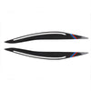 BMW 5 Series F10 Carbon Fiber Fog Light Eyebrow Cover Trim (2014-2016)