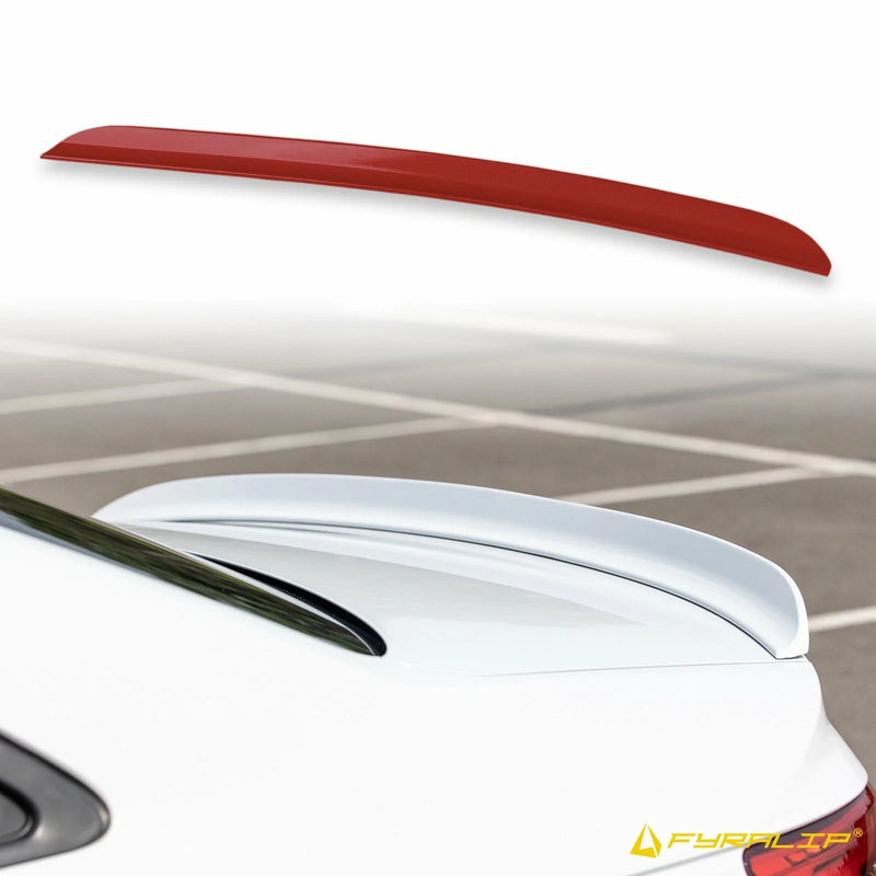 Ford Mustang Coupe Red Boot Lip Spoiler (2015-2023)