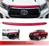 Toyota Hilux 1kd1KD / Kun Red Hood Garnish Cover (2018-2019)