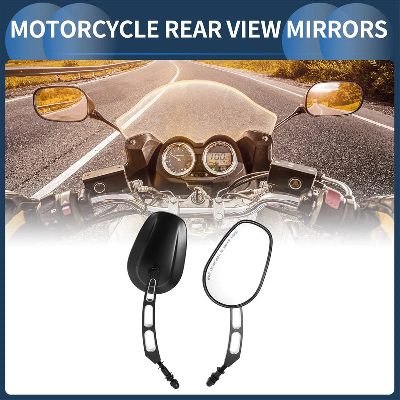 Harley Dyna Road King Softail Sportster 1 Set Rear View Mirrors