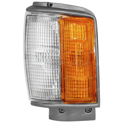 Toyota Hilux LH Corner Parker Light Lamp Grey Trim (1983-1989)