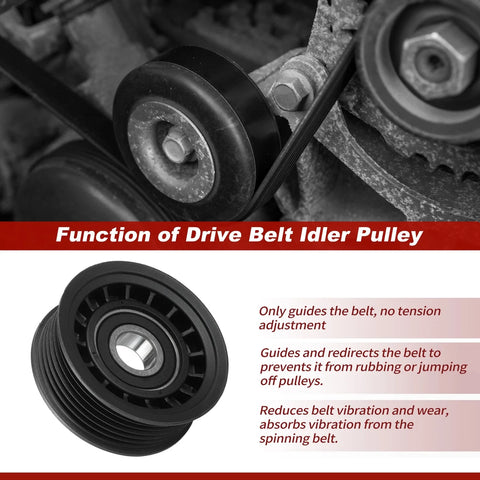 GMC Chevrolet Ford Toyota Accessory Drive Belt Idler Pulley