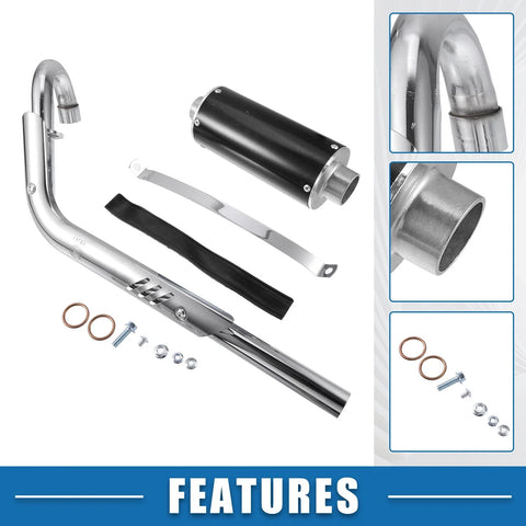 Honda XR50 CRF50 Exhaust Muffler Silencer Pipe 1.1 Inch (2000-2023)