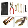 5 x Pliers Wrench Spark Remover Storage Pocket Motorcycle Tool Set